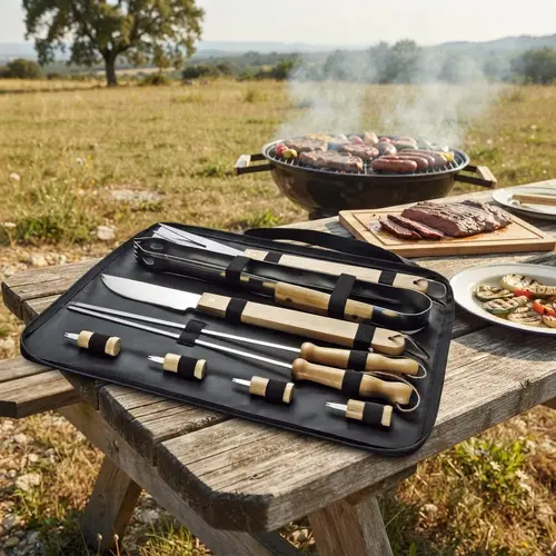Set de BBQ con 10 Herramientas