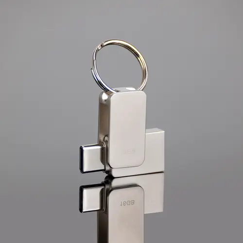 USB 3.0 Mini-Pendrive "Giro" de Acero inoxidable 16GB
