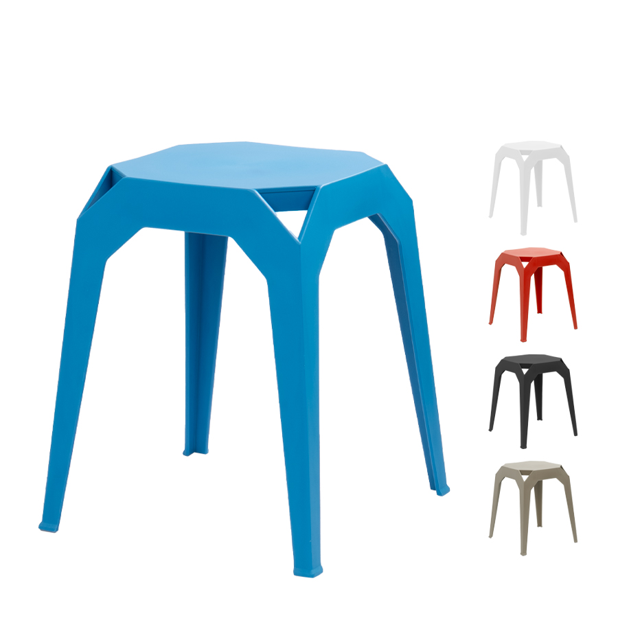 Piso apilable de plástico rígido 