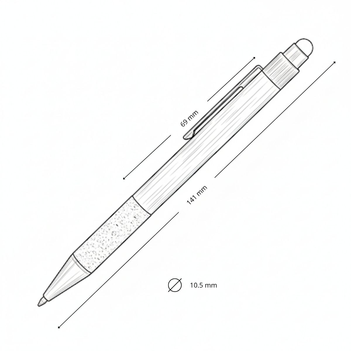 Bolígrafo de Aluminio ZERMATT